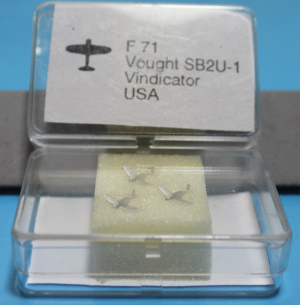 F 71 Vought SB2U-1 "Vindicator" (3 p.) USA 1936